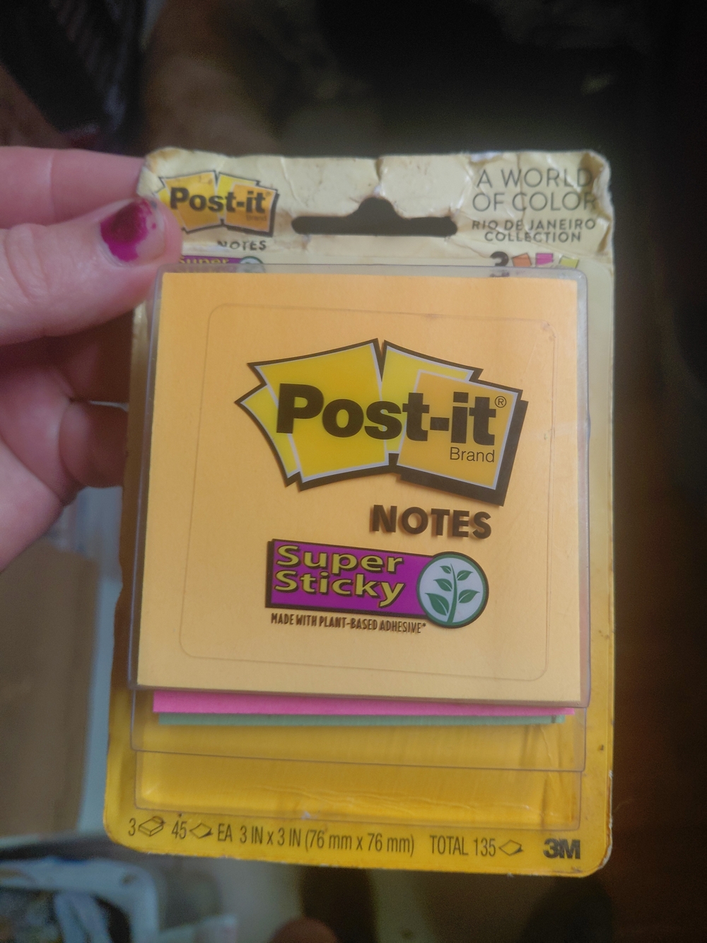 Post-it Super Sticky Notes Pad - Yellow